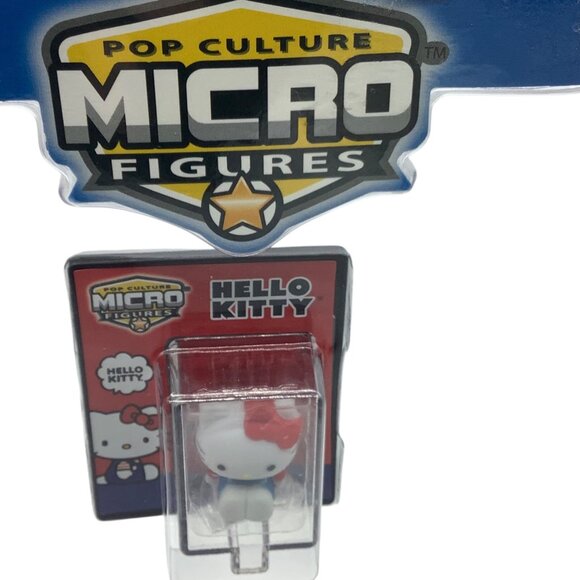 Hello Kitty Worlds Smallest Pop Culture Micro Figure Mini Case & Stand NEW #5043 - Picture 3 of 6